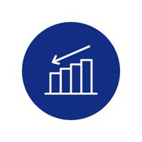 decrease icon (blue)