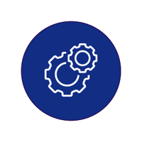 settings icon (blue)