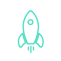 Rocket - Icon - Green