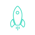 Rocket - Icon - Green