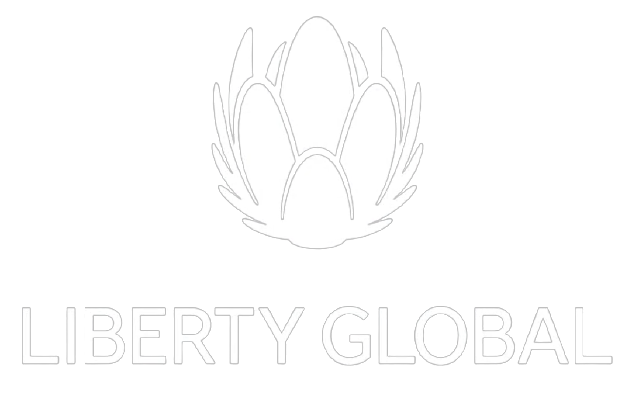 Liberty Global white logo